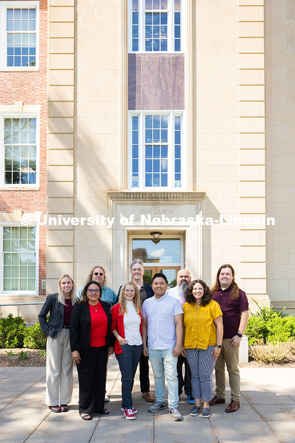 250625_CAST_Team_0952.jpg The Center for Academic Success and Transition team pose for a group photo outside of Love Library S