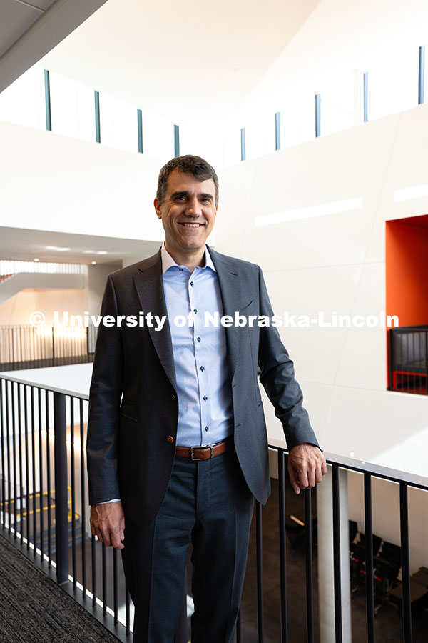 250716_FPA_2908.jpg Felix Olschofka, Director of the Glenn Korff School of Music and Professor of Violin, poses for a po