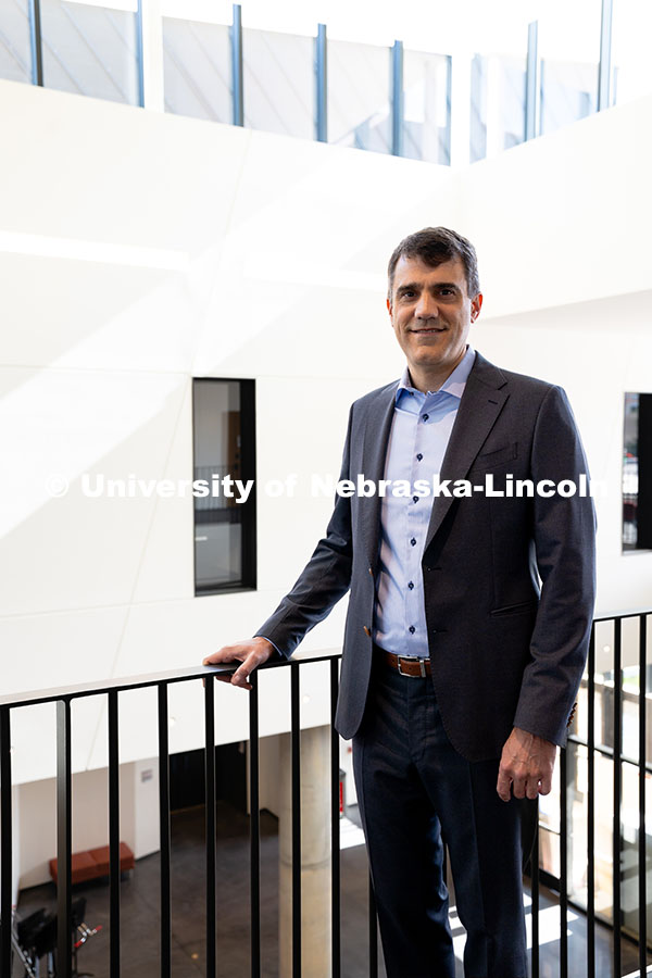 250716_FPA_2920.jpg Felix Olschofka, Director of the Glenn Korff School of Music and Professor of Violin, poses for a po