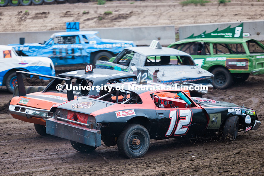 250717_Engineering_8053.jpg Anna Hadan drives the number 12 UNL Figure 8 racecar during the Saline County Fair in Crete, Nebrask
