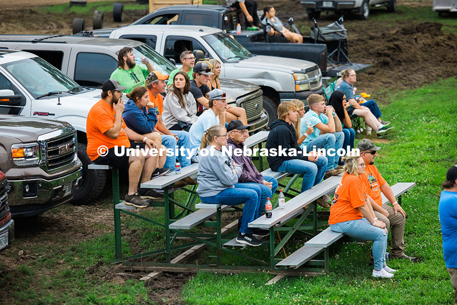 250717_Engineering_8220.jpg Fans watch the Figure 8 race at the Saline County Fair in Crete, Nebraska. Figure 8 Racing is a regi