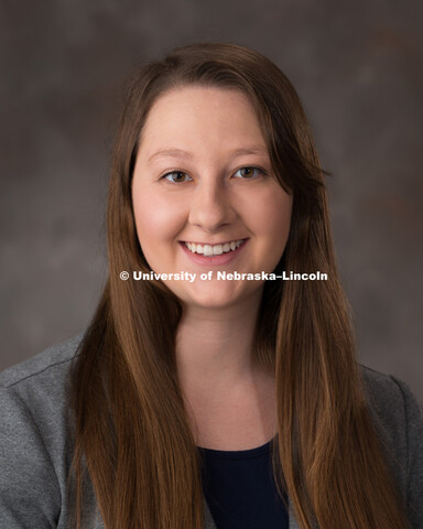 Studio portrait of Hannah Seyller, Chancellor's Scholar. March 20, 2017. 
