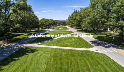 Aerial photography of East Campus. June 10, 2019. 