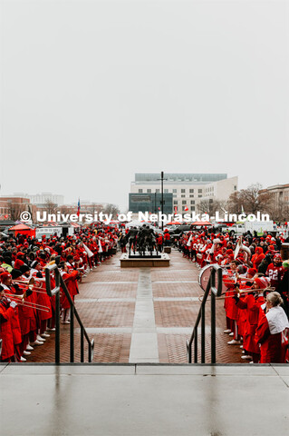 Unity walk at the Nebraska vs. Iowa State University football game. November 29, 2019. 