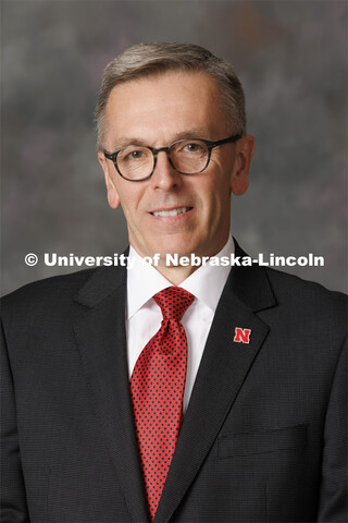 Studio portrait of Chancellor Ronnie Green. April 11, 2022. 