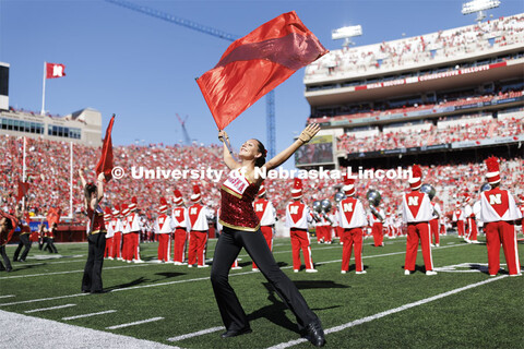 Cornhusker Marching Band. NU vs. North Dakota. September 3, 2022. 