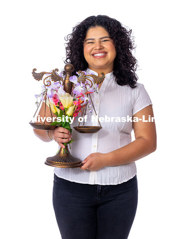 Studio portrait of Naidaly Gonzalez Miranda, Engler Agribusiness Entrepreneur. April 18, 2025. 