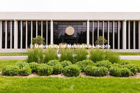 Exterior view of Varner Hall on East Campus. June 6, 2025. 