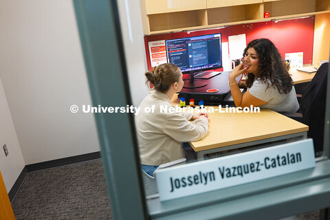 Josselyn Vazquez-Catalan, Academic Navigator for the College of Education and Human Science, speaks 