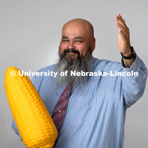 Studio portrait of Joel Cardenas, Academic Success Coach for the Center for Academic Success and Tra