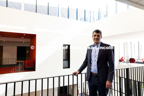 Felix Olschofka, Director of the Glenn Korff School of Music and Professor of Violin, poses for a po