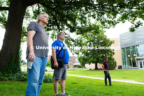Scott Anderson, Professor of Music, Tony Falcone, Associate Director of Bands, and Tony Bushard, Ass