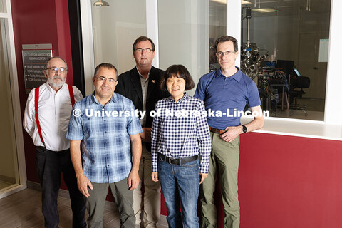 Christian Binek (center) is principal investigator of a new National Science Foundation-funded progr