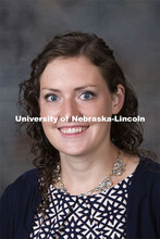 Studio portrait of Laura Thompson, Extension Educator, Southeast Research and Extension, August 20, 