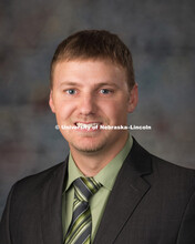 Studio portrait of Daran Rudnick, New Faculty Photo Shoot, August 19, 2015. 