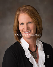 Studio portrait of Jennifer Lottman, Administrative Technician, Nebraska Innovation Campus. November