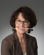 Studio portrait of Mary Bolin, Library faculty/staff photo for web. May 4, 2016. 
