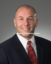 Studio portrait of David Tyler, Library faculty/staff photo for web. May 4, 2016. 