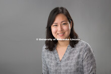 Studio portrait of Donna Chen, CEHS Map Academy staff. September 16, 2016. 