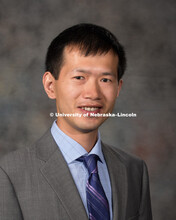 Studio portrait of Heng Chen, Assistant Professor, College of Business. New Faculty Orientation. Aug