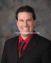 Studio portrait of Steven Romano, Central Administration. January 19, 2017. 