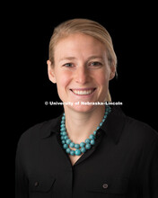 Studio portrait of Jessica Tebo, English Research Assistant, Center for Digital Research in the Huma