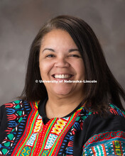 Studio portrait of Dawne Curry, Associate Professor, History. March 7, 2017. 