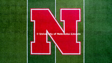 Memorial Stadium field, Nebraska N. July 25, 2017. 