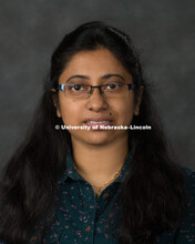 Studio portrait of Sruti Das Choudhury, Research Assistant Professor, School of Natural Resources. N