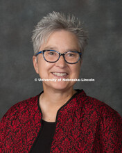 Studio portrait of Therese Laux, 4-H Youth Development Program Coordinator. August 16, 2017. 