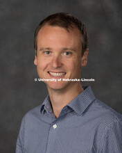 Studio portrait of Ryan Pedrigi, Assistant Professor, Mechanical and Materials Engineering. New Facu
