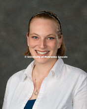 Studio portrait of Stephanie Valentine, Assistant Professor, Computer Science, Jeffrey S. Raikes Sch