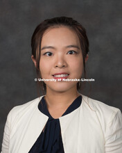 Studio portrait of Jia Yu, Assistant Professor of Management, College of Business. New Faculty Orien