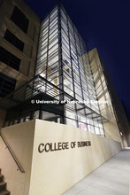 First day of classes on campus and at the new College of Business Howard L. Hawks Hall. August 21, 2