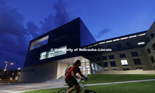 First day of classes on campus and at the new College of Business Howard L. Hawks Hall. August 21, 2