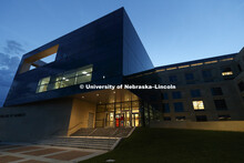 First day of classes on campus and at the new College of Business Howard L. Hawks Hall. August 21, 2