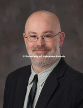 Studio portrait of Jamie Bullins, Assistant Professor, Johnny Carson School of Theatre and Film. Aug