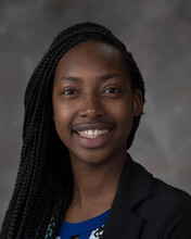 Studio portrait of Kadina Koonce, Engineering Student Services. August 23, 2017. 