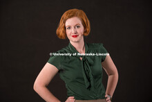 Studio portrait of Katie Francisco, Graduate Research Assistant, Textiles, Merchandising and Fashion