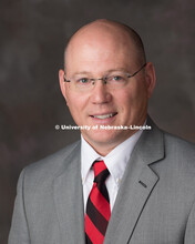 Studio portrait of Jeffrey Stokes, Professor, Agricultural Economics. September 11, 2017. 