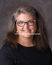 Studio portrait of Lori Straatmann, Director of Advising, College of Engineering. September 11, 2017
