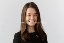 Studio portrait of Katia Duszenko, International Recruitment Specialist, Admissions. September 14, 2