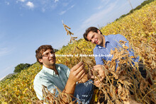 Nebraska agronomists Patricio Grassini, right, and Nicolás Cafaro La Menza have collaborated with r