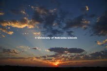 Sunrise east of Lincoln, Nebraska. September 22, 2017. 