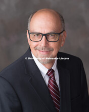 Studio portrait of Ron Yoder, Associate Vice Chancellor. September 22, 2017. 