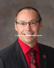 Studio portrait of Steve Goddard, Interim Vice Chancellor for Research and Economic Development, and
