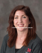 Studio portrait of Mallory Wallace, Career Services. October 16, 2017. 