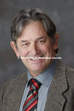 Studio portrait of Richard Firebaugh, Fire Marshall with Facilities Planning and Construction. Novem
