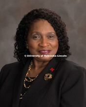 Studio portrait of Gwendolyn Combs. Associate Professor, College of Business. November 14, 2017. 