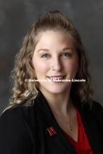 Studio portrait of Kassandra Woods. First-Year Experience and Transition Programs. November 15, 2017